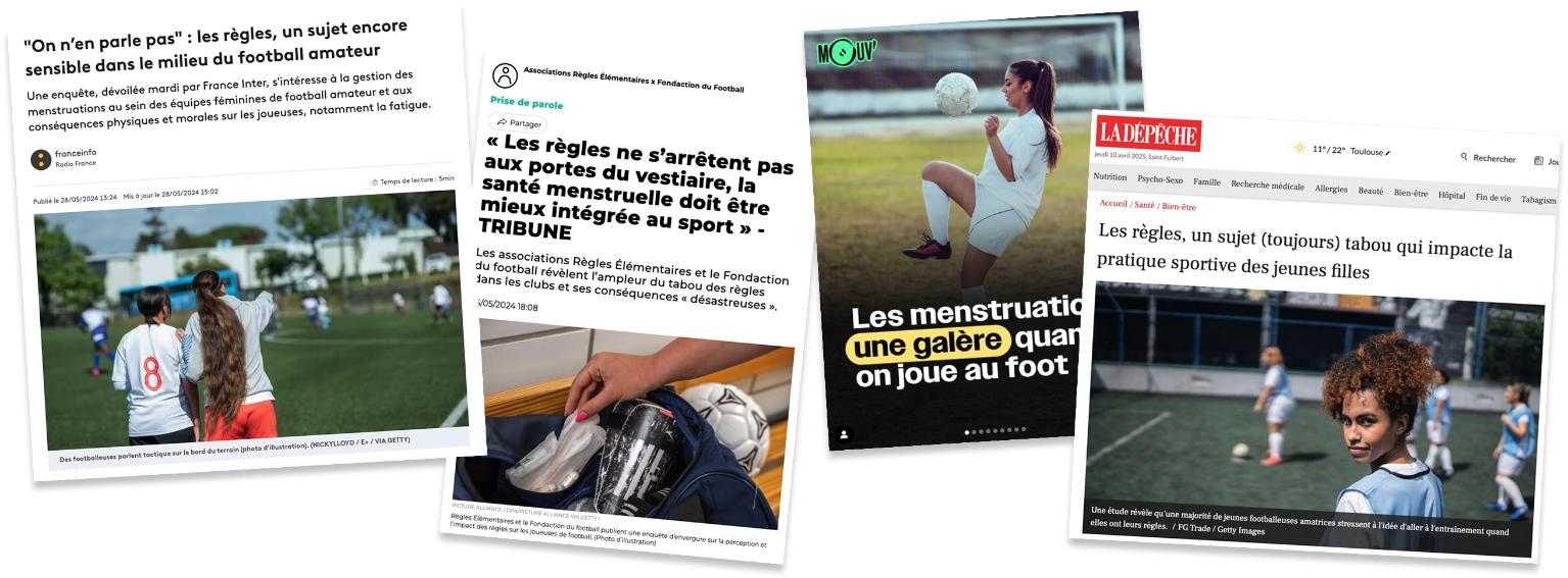 Des extraits d'articles de presse dont france info, la dépêche et le mouv.
