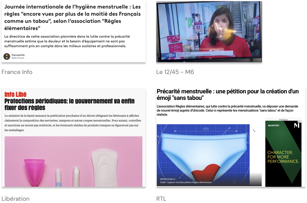 retombées presse emoji